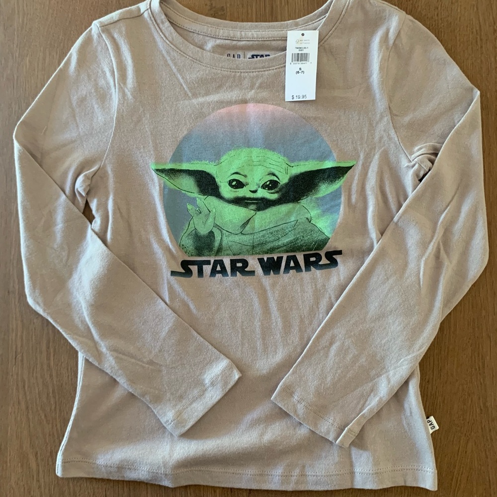 GapKids Cotton Long Sleeve T-shirt - Star Wars